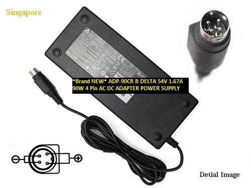 *Brand NEW* DELTA 54V 1.67A ADP-90CR B 90W 4 Pin AC DC ADAPTER POWER SUPPLY